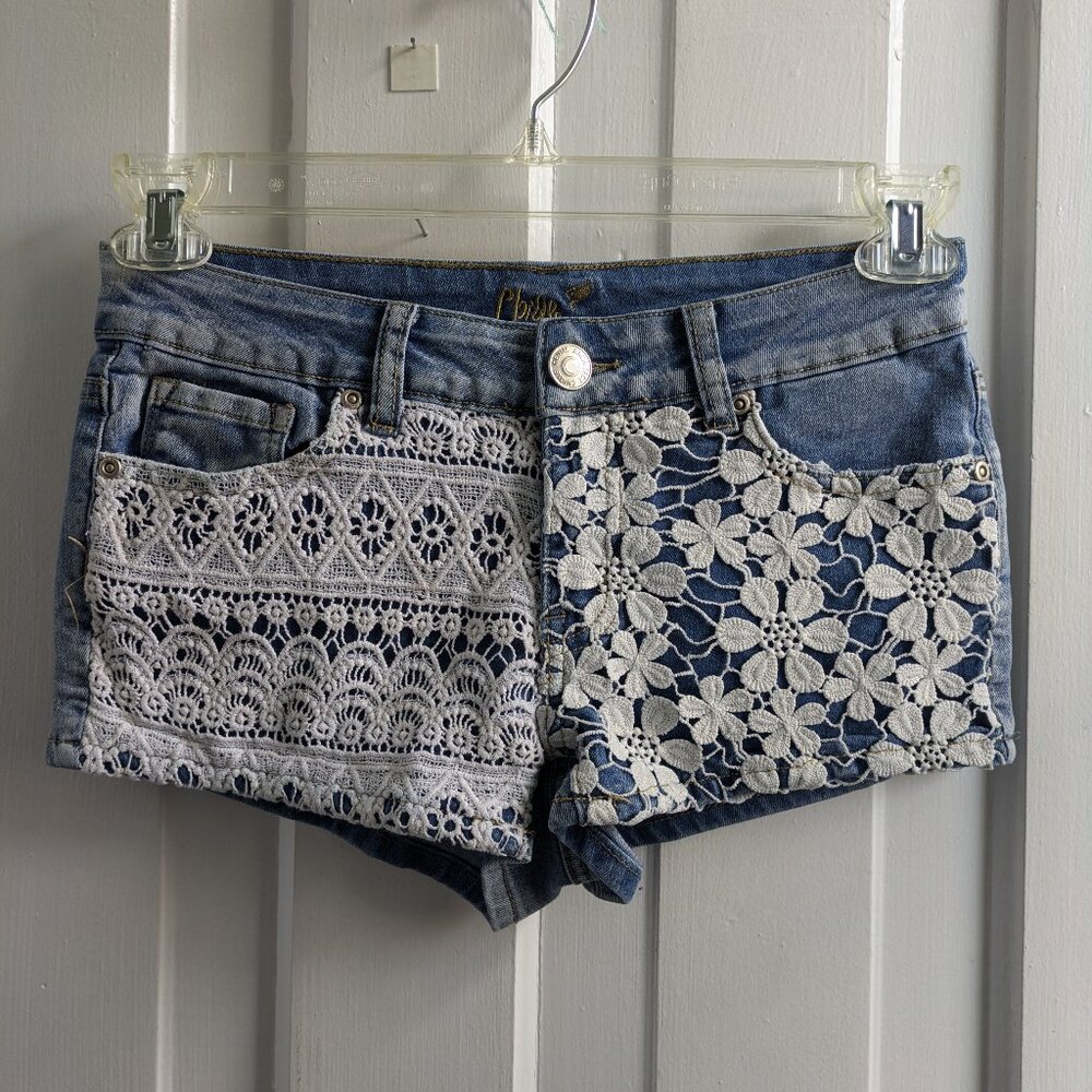 Chi Ali Upcycled Jean Shorts
